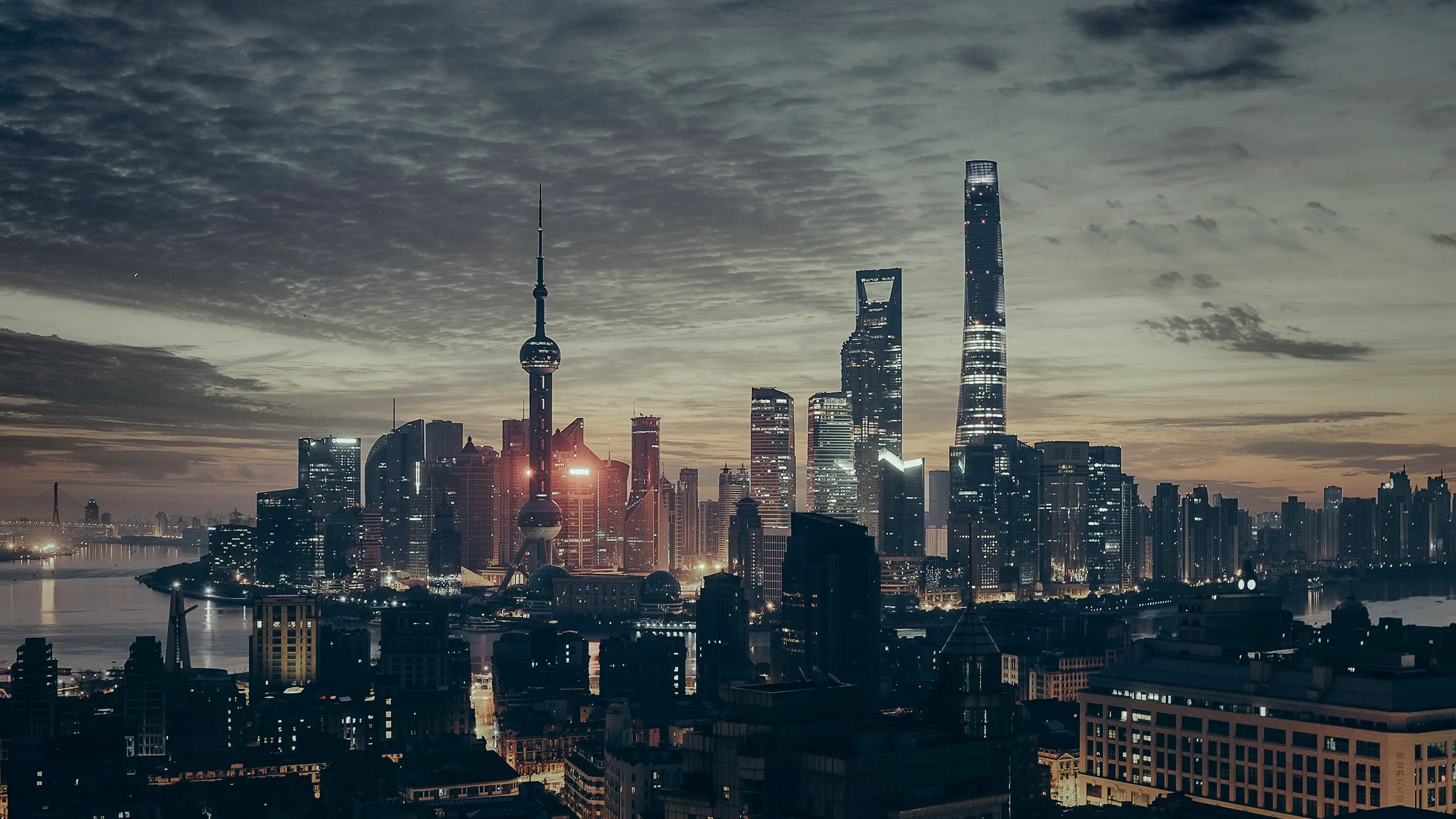The Shanghai skyline — Cathay Health is based in Shanghai